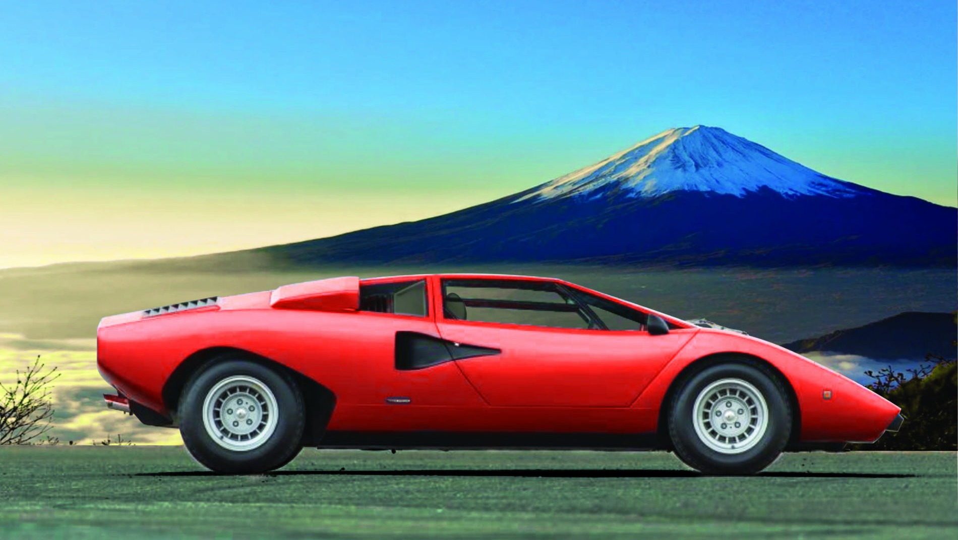 Very rare right hand drive example of the legendary Lamborghini Countach LP400 for Sale